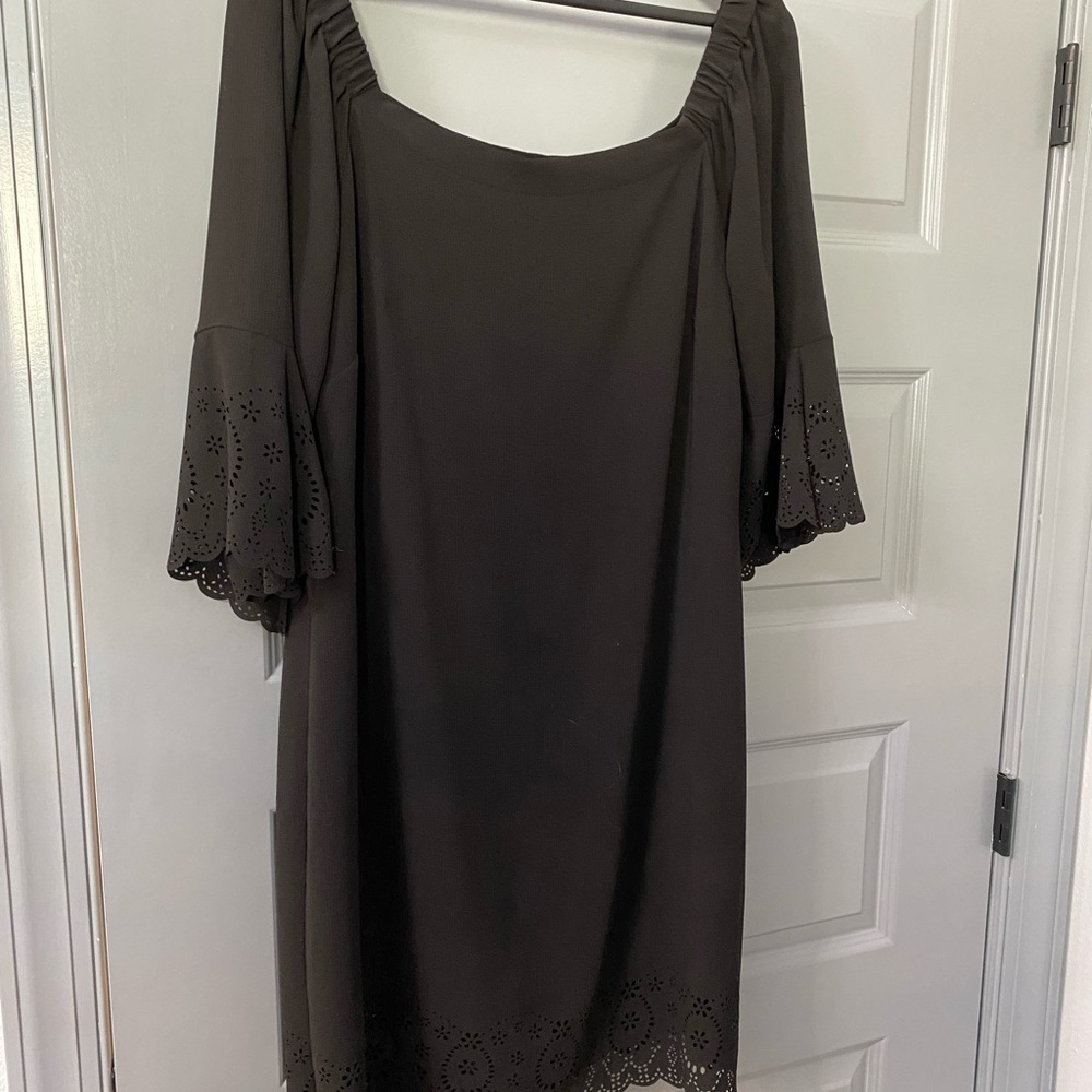 Roz & Ali black off the shoulder dress.